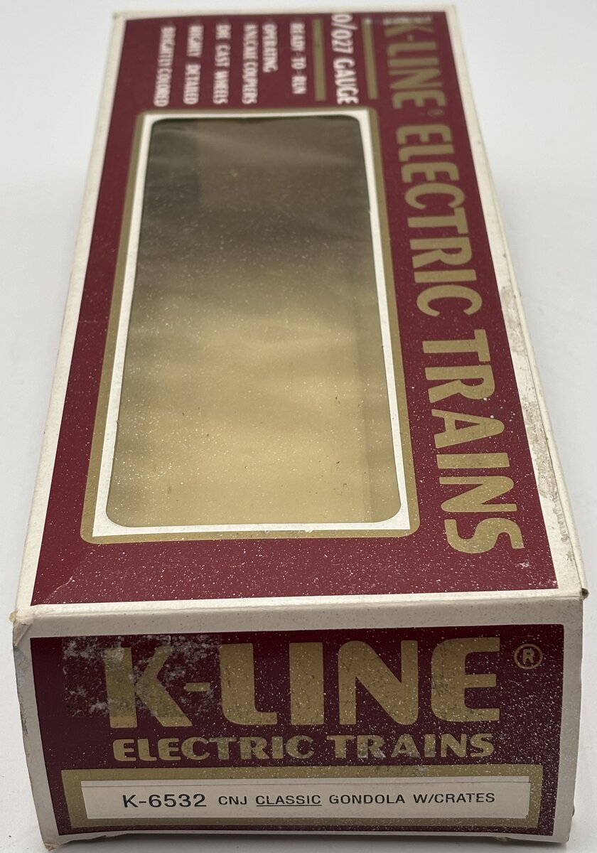 K-Line K6532 O Gauge CNJ Classic Gondola Without Crates VG/Box