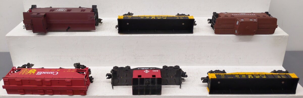 Assorted O Freight Cars K-624701, K-6528, 6-9162, 6-6491, 6-17603 [6] VG