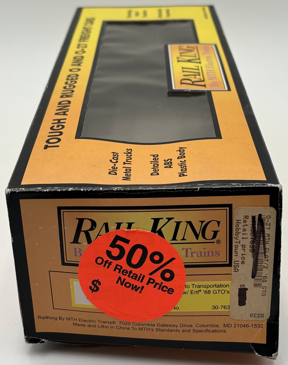 MTH 30-7639 O Gauge MTH Auto Transportation Flatcar EX/Box