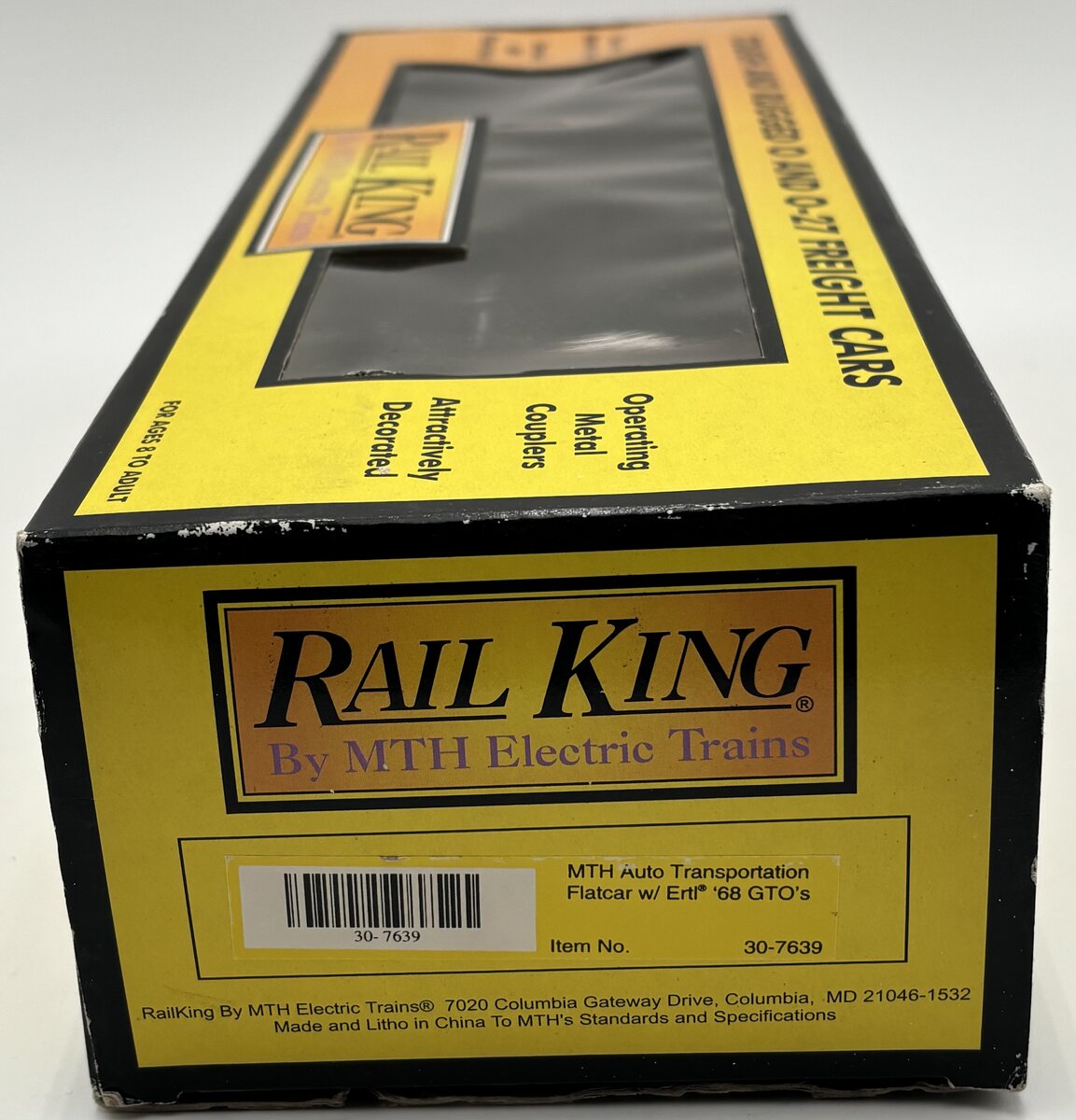 MTH 30-7639 O Gauge MTH Auto Transportation Flatcar EX/Box