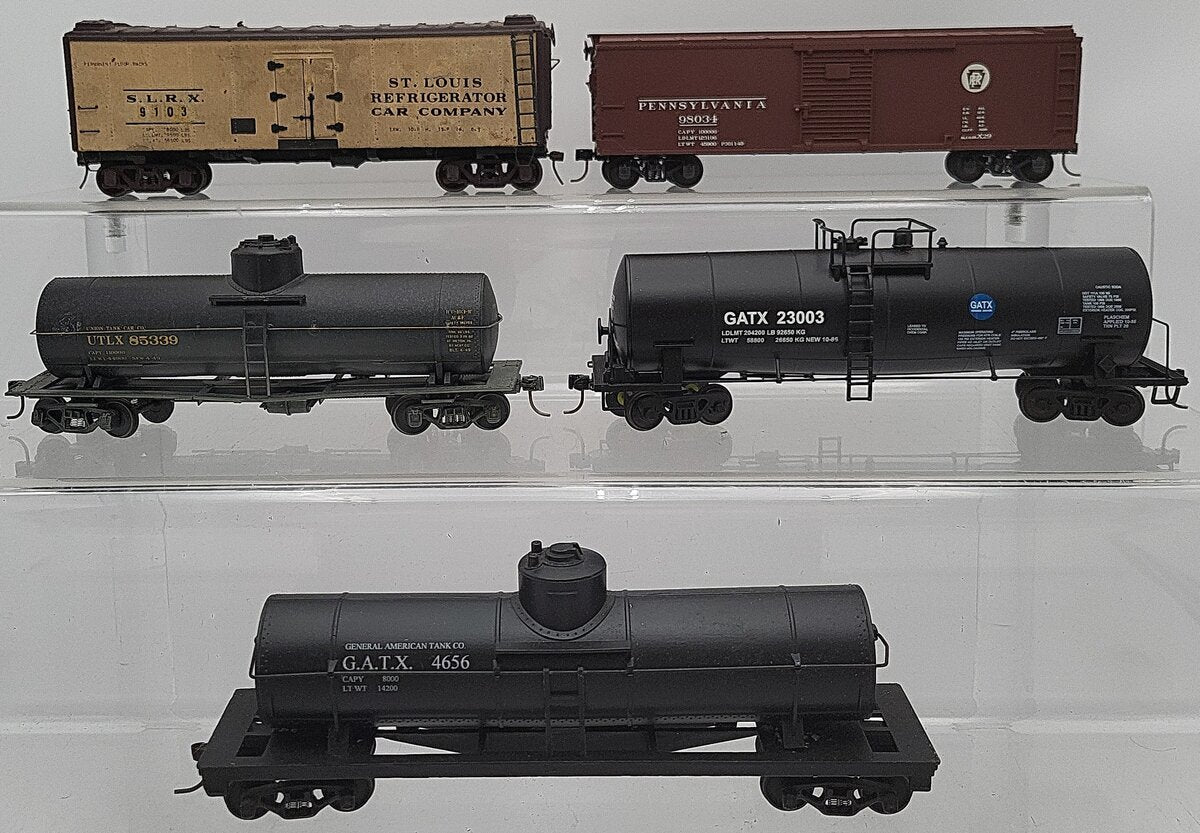 American Models & Others S Assorted Freight Cars: 98034, 23003, 85339, 4656 [5] VG