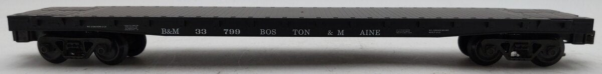 Weaver O Gauge Boston & Maine 50 Inch Flatcar #33799 EX/Box