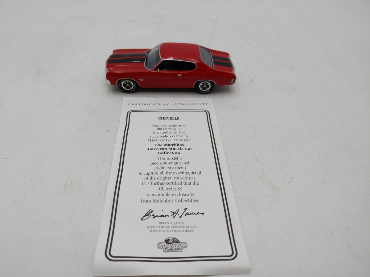 Matchbox YMC01-M 1:43 1970 Chevrolet Chevelle SS 454 EX