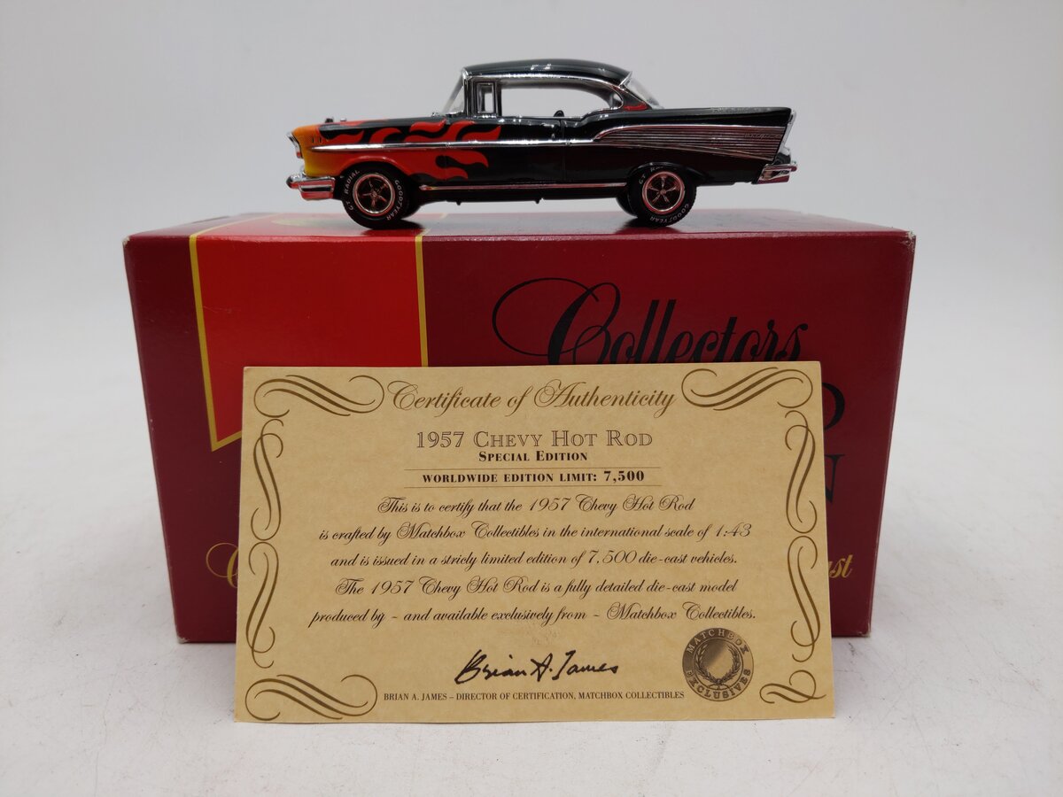 Matchbox DY002/SA-M 1:43 1957 Chevrolet Hot Rod Belair Sport Coupe EX/Box