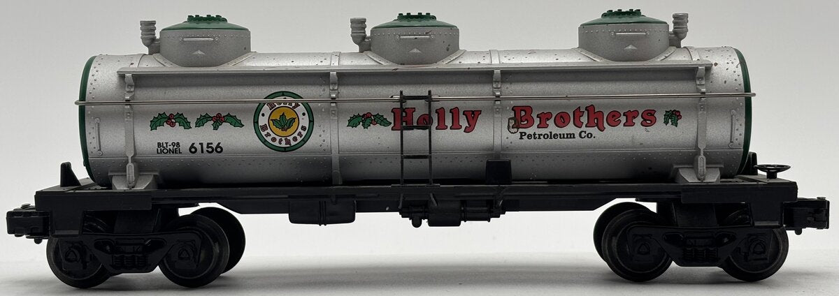 Lionel 6-52157 O Gauge Holly Brothers Dept 56 3-Dome Tank Car # 6156 VG/Box