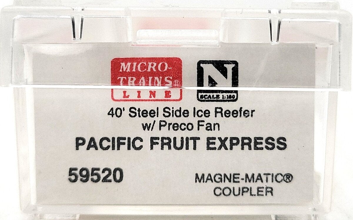 Micro-Trains 05900520 N Pacific Fruit Express 40' Steel Side Ice Reefer #41507 LN/Box