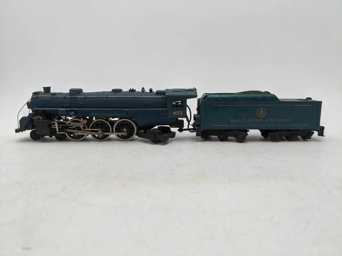 Mantua 311-25 HO Baltimore & Ohio 4-6-2 Steam Locomotive & Tender #4073 EX