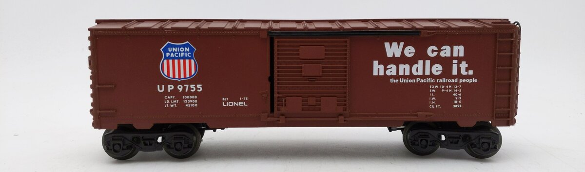 Lionel 6-9755 O Gauge Union Pacific Boxcar LN