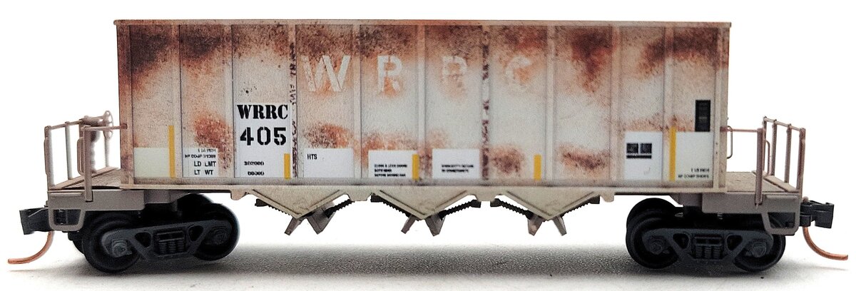 Micro-Trains 12553029 N Scale Western Railroad Weathered 43' Open Hopper #405 EX