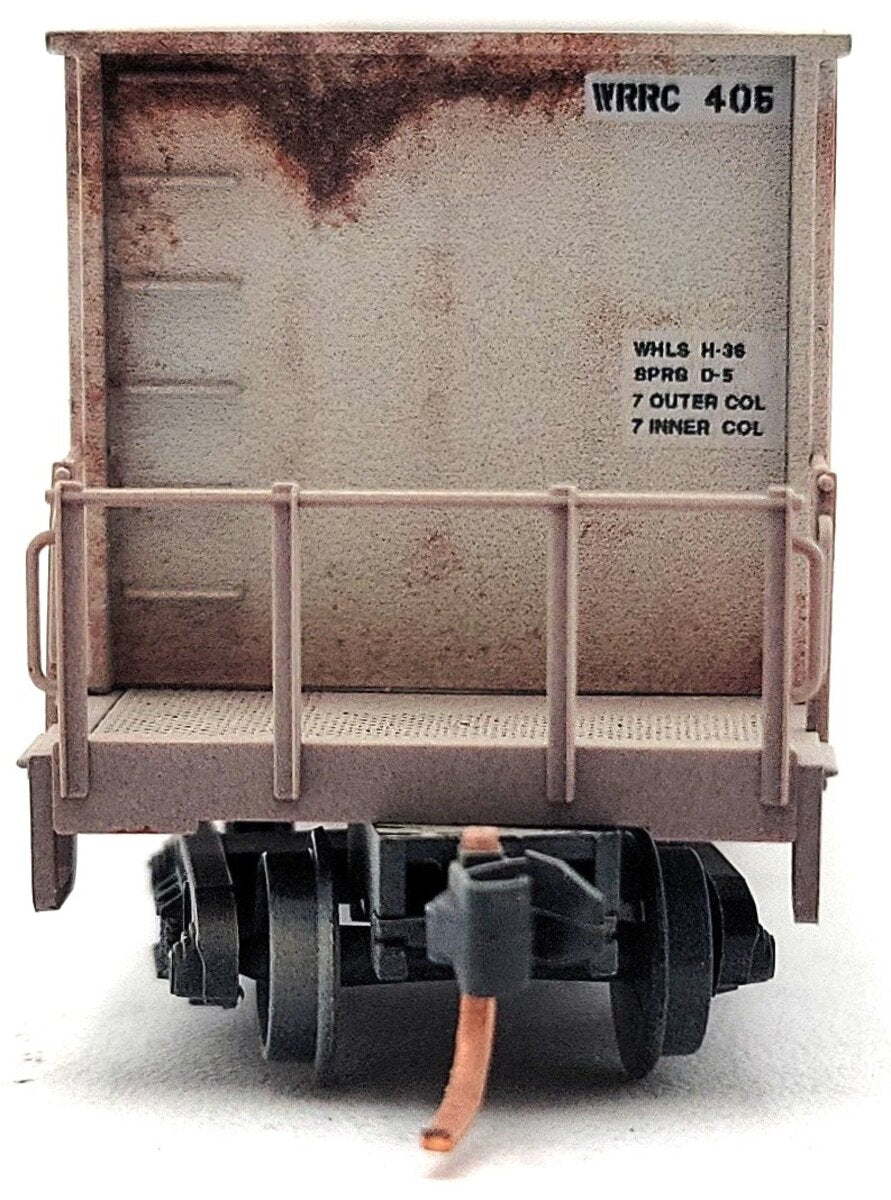 Micro-Trains 12553029 N Scale Western Railroad Weathered 43' Open Hopper #405 EX