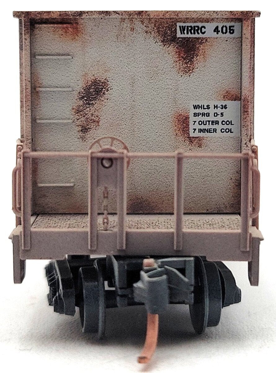 Micro-Trains 12553029 N Scale Western Railroad Weathered 43' Open Hopper #405 EX