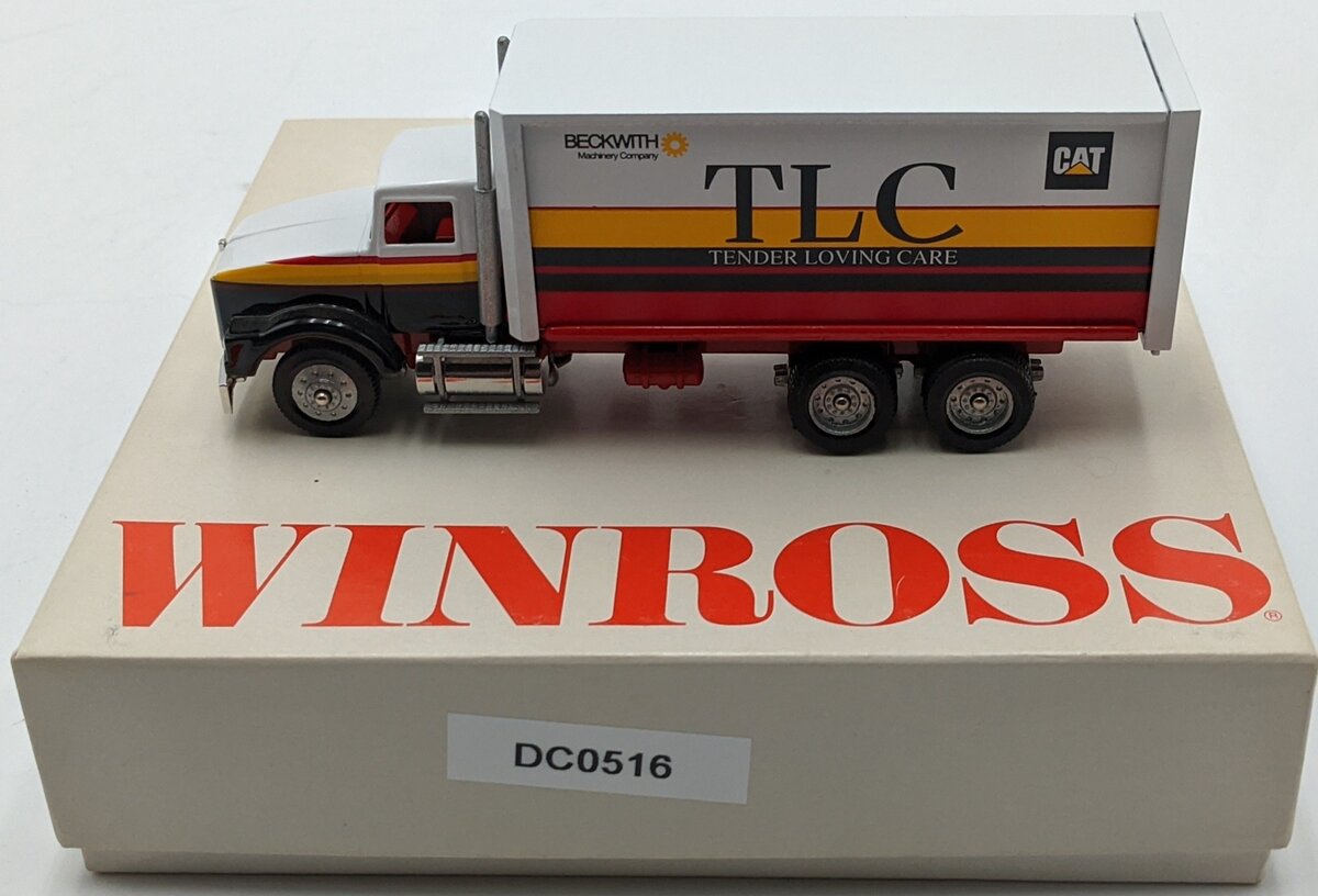 Winross 1:64 CAT Box Delivery Truck TLC Tender Loving Care Beckwith Machinery NIB