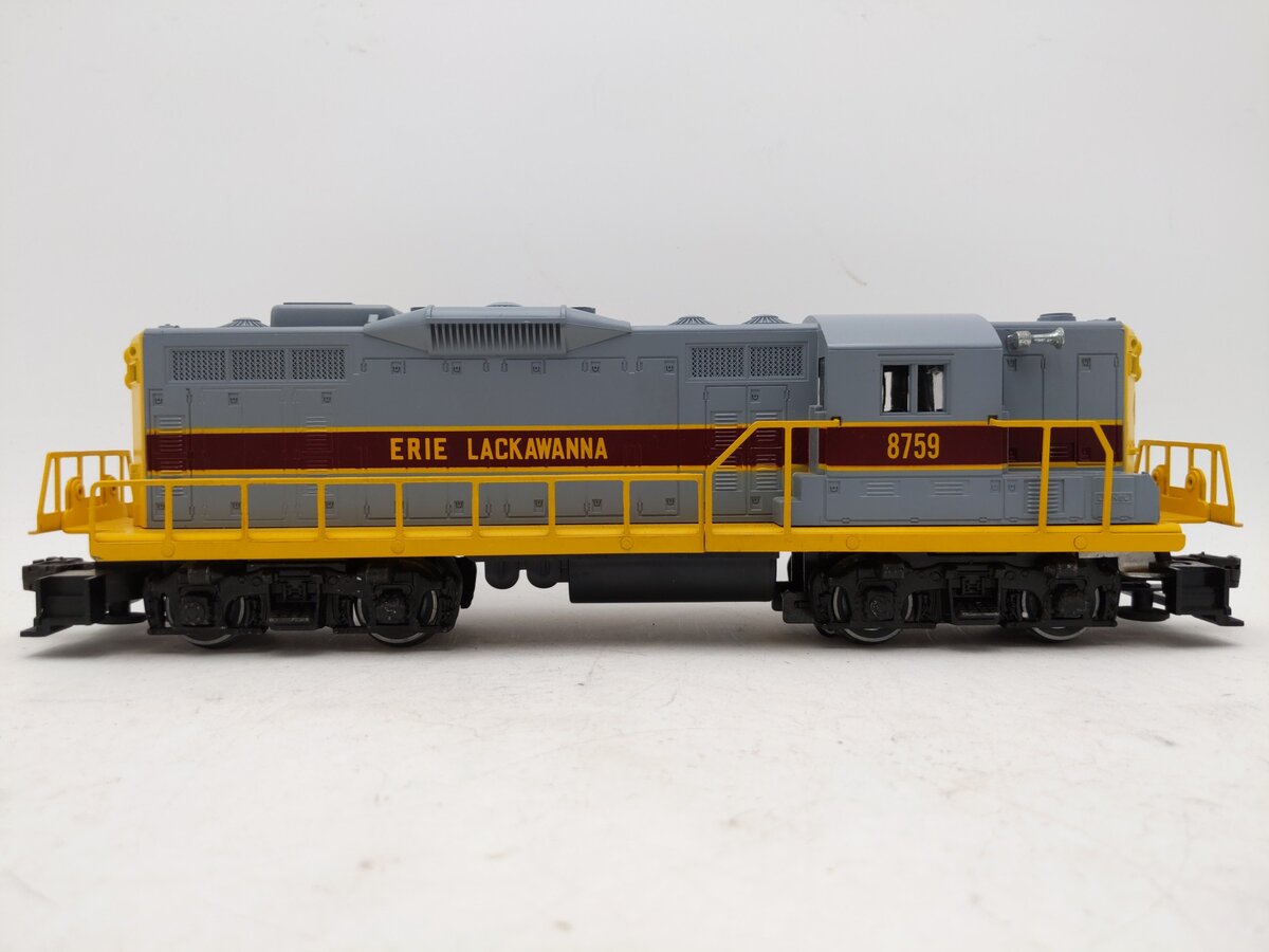 Lionel 6-8759 O Gauge Erie Lackawanna GP-9 Powered Diesel Locomotive EX/Box