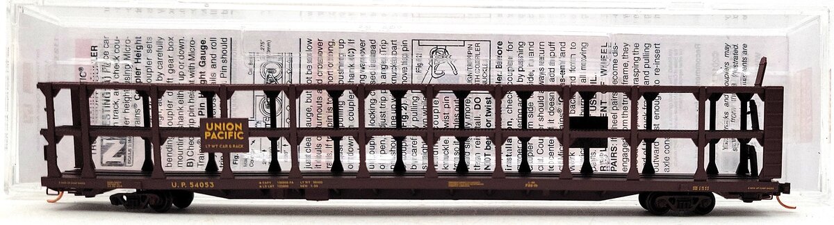 Micro-Trains 11200071 N Union Pacific 89' Tri-Level Open Autorack #54053 EX/Box