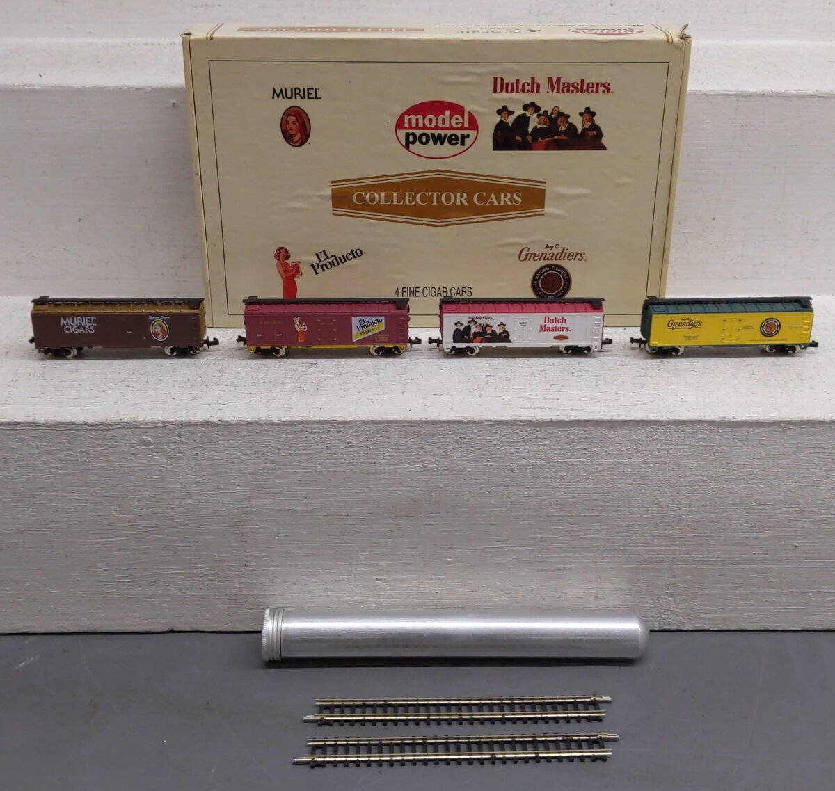 Model Power 3608 N Scale Cigar Reefer 4-Car Set EX/Box