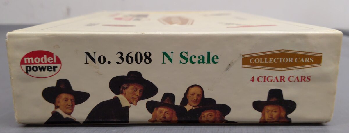 Model Power 3608 N Scale Cigar Reefer 4-Car Set EX/Box