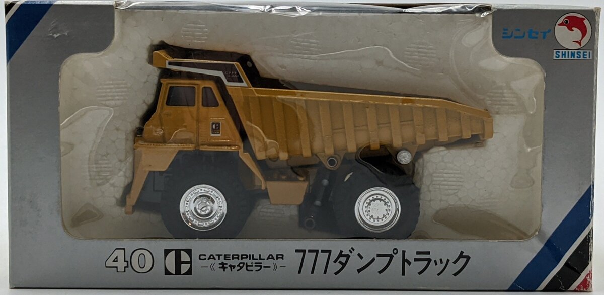 Shinsei 4140 1:90 Caterpillar 777 Dump Truck NIB
