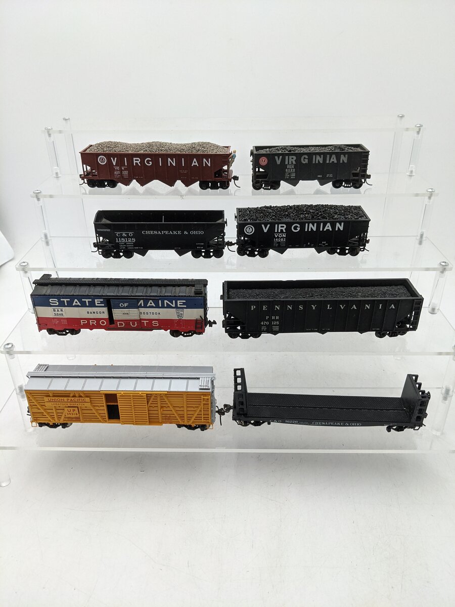 Athearn & Others HO Assorted Train Cars [8] EX