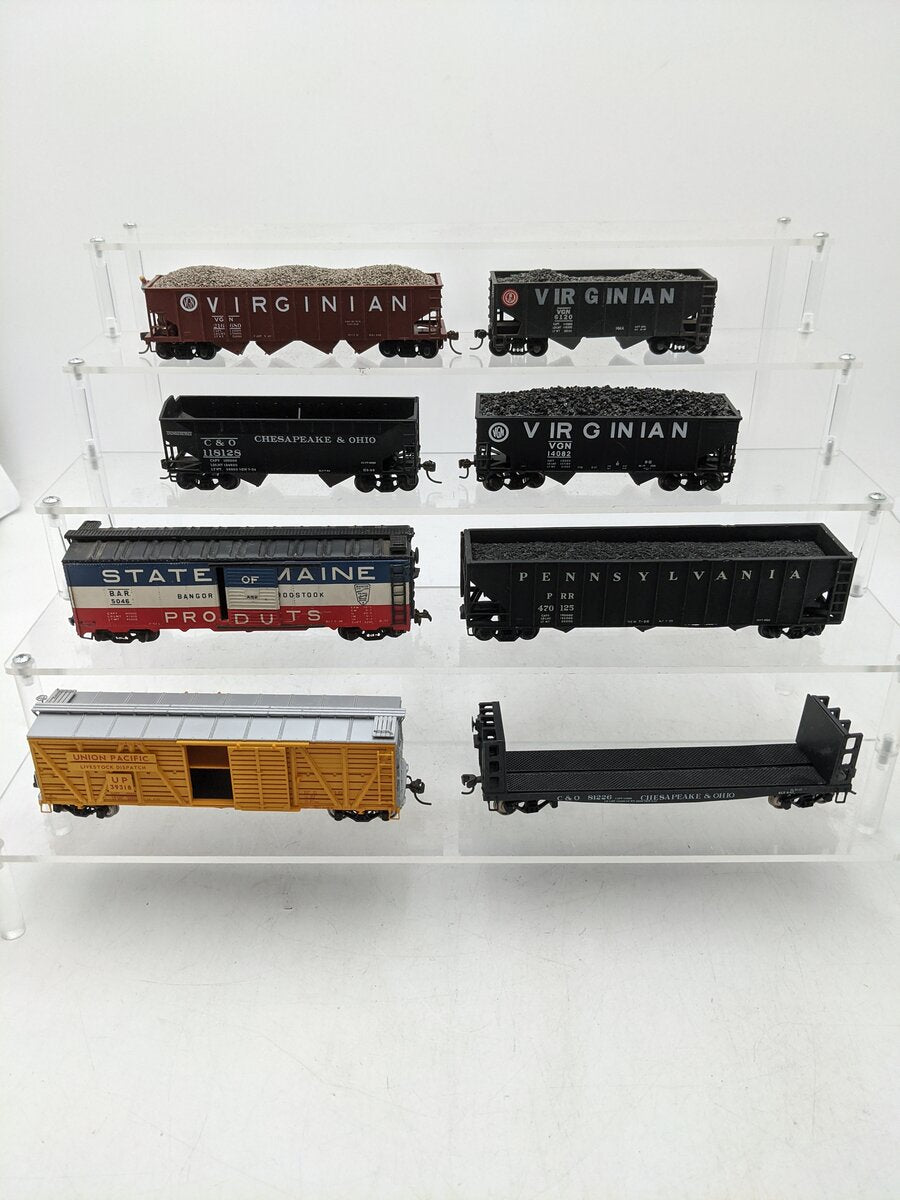 Athearn & Others HO Assorted Train Cars [8] EX