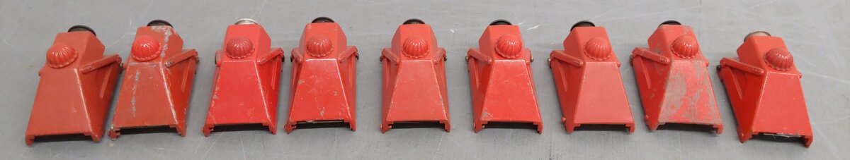 Lionel 260 Lionel Vintage O Postwar 260 Illuminated Bumpers Red (9) Die-Cast EX
