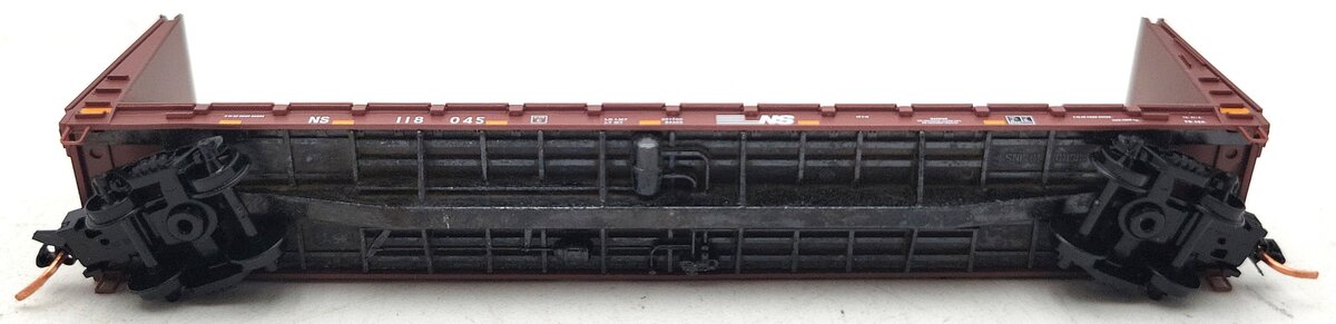 Micro-Trains 05400230 N NS 61' Bulkhead Flatcar w/Steel Beam Load #118045 LN/Box