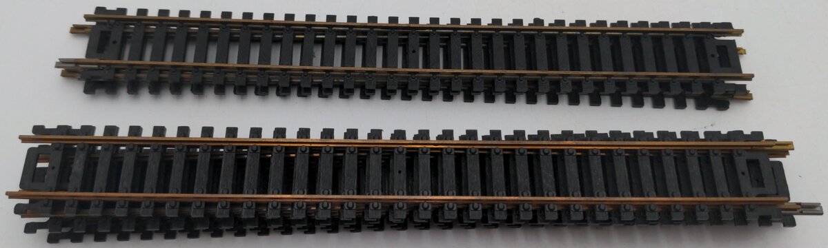 Yugoslavia / Atlas HO Scale Brass Straight Track Sections [9] VG