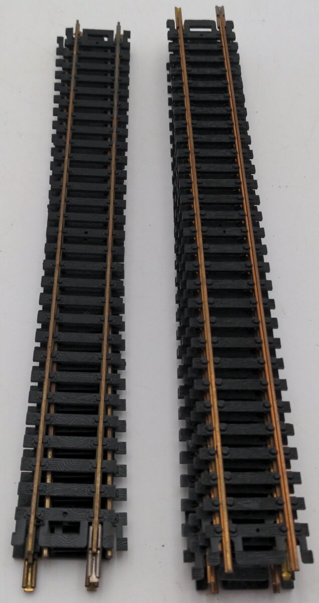 Yugoslavia / Atlas HO Scale Brass Straight Track Sections [9] VG