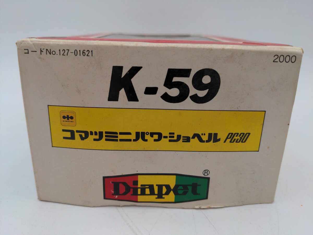 Yonezawa Toys K-59 1:25 Komatsu PC30 Mini Power Excavator EX/Box