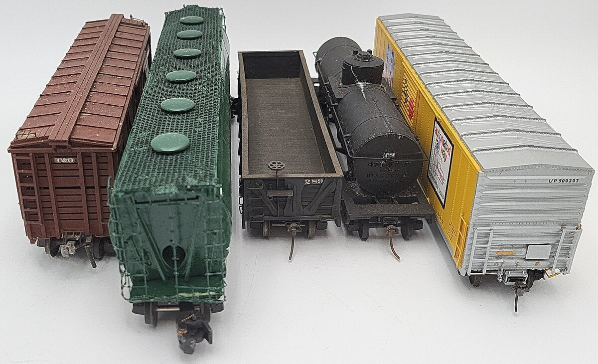 S Scale Assorted Freight Cars: 500203, 289 [5] VG