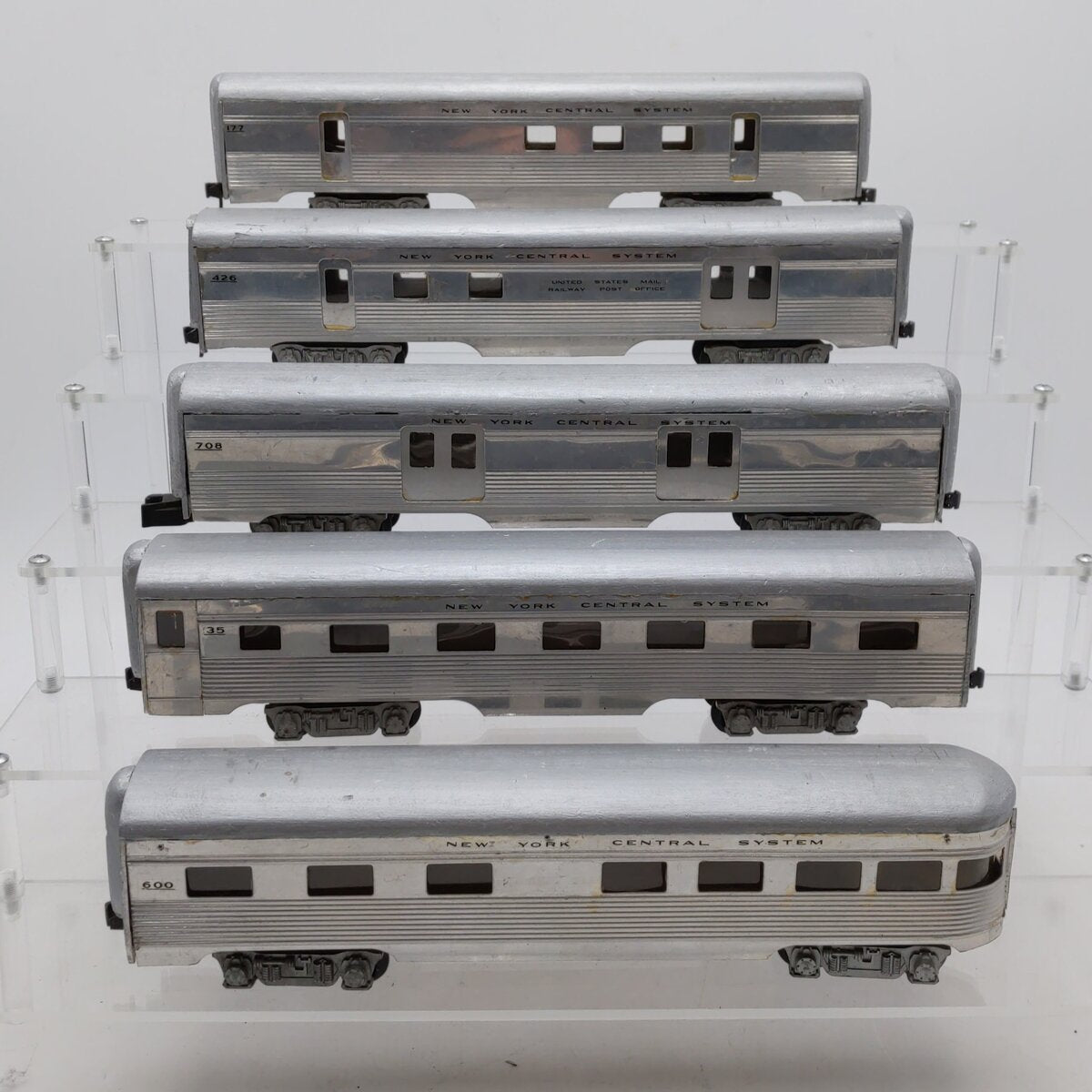 Generic S Scale New York Central Assembled Passenger Car Kits [5] VG