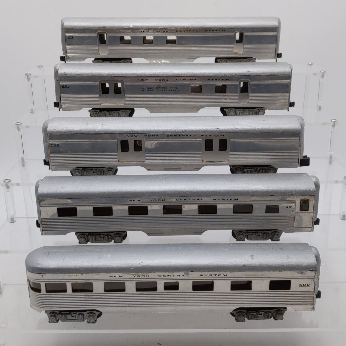 Generic S Scale New York Central Assembled Passenger Car Kits [5] VG