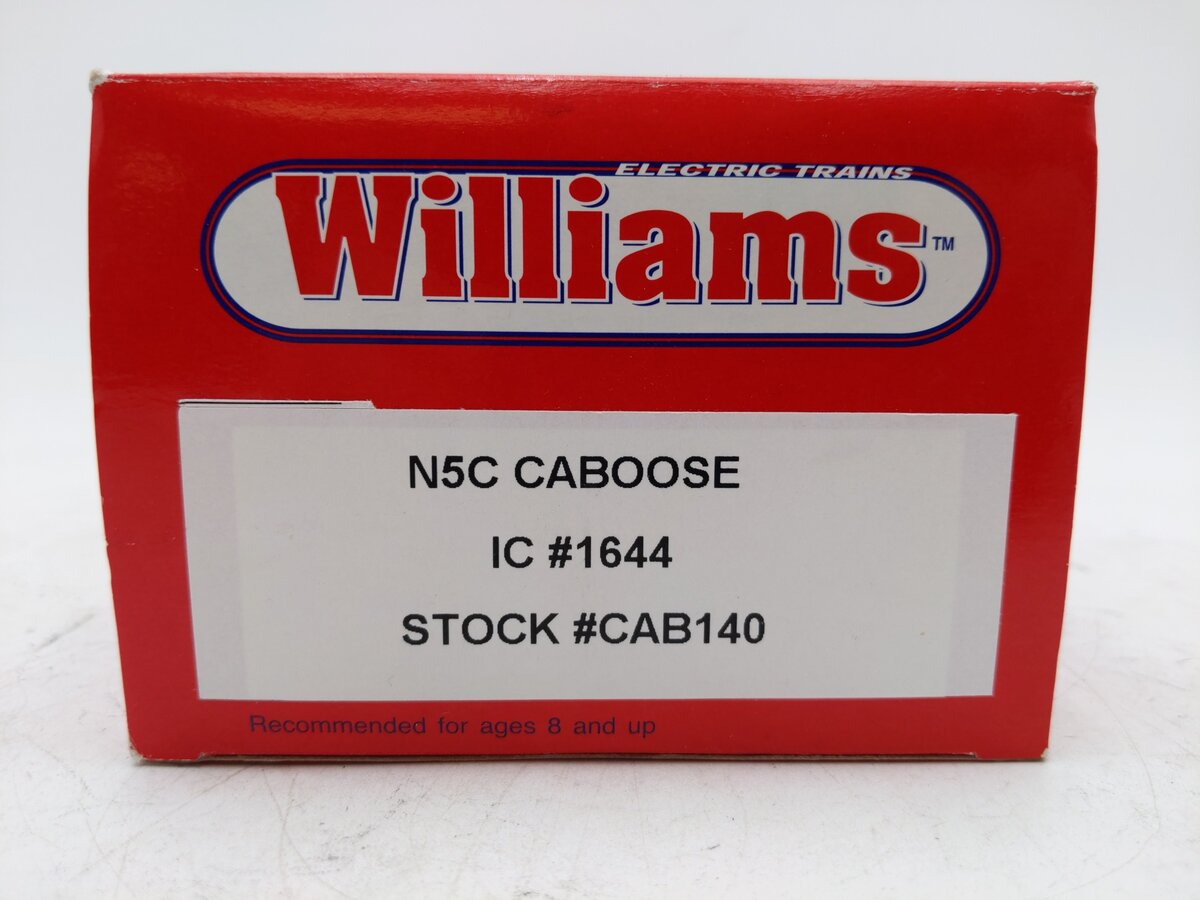 Williams CAB140 O Illinois Central N5C Caboose #1644 NIB