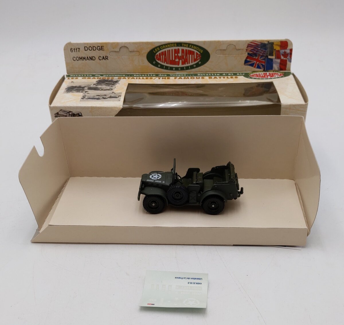 Solido 6117 Batailles-Battles Dodge Command Car NIB