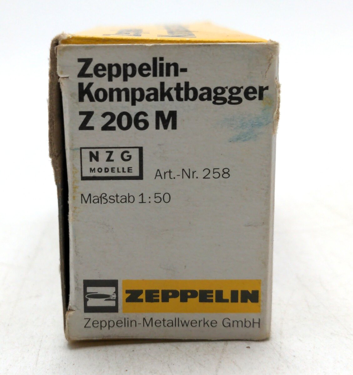 NZG 258 1:50 Zeppelin Z206M Mini Excavator LN/Box