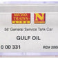 Micro-Trains 11000331 N Gulf Oil 56' General Service Tank Car #20006