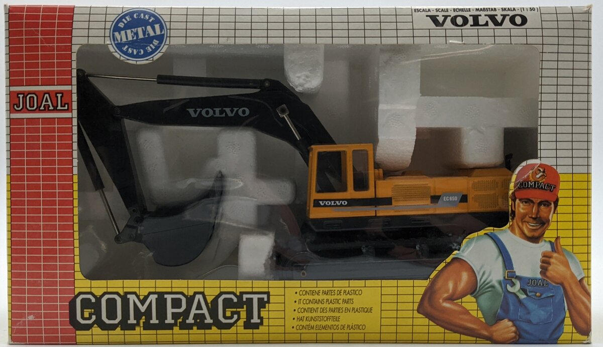 Joal 180 1:50 Die Cast Metal Volvo EC650 Excavator NIB