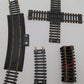 Assorted HO Scale Brass & Steel Track Pieces [9] EX