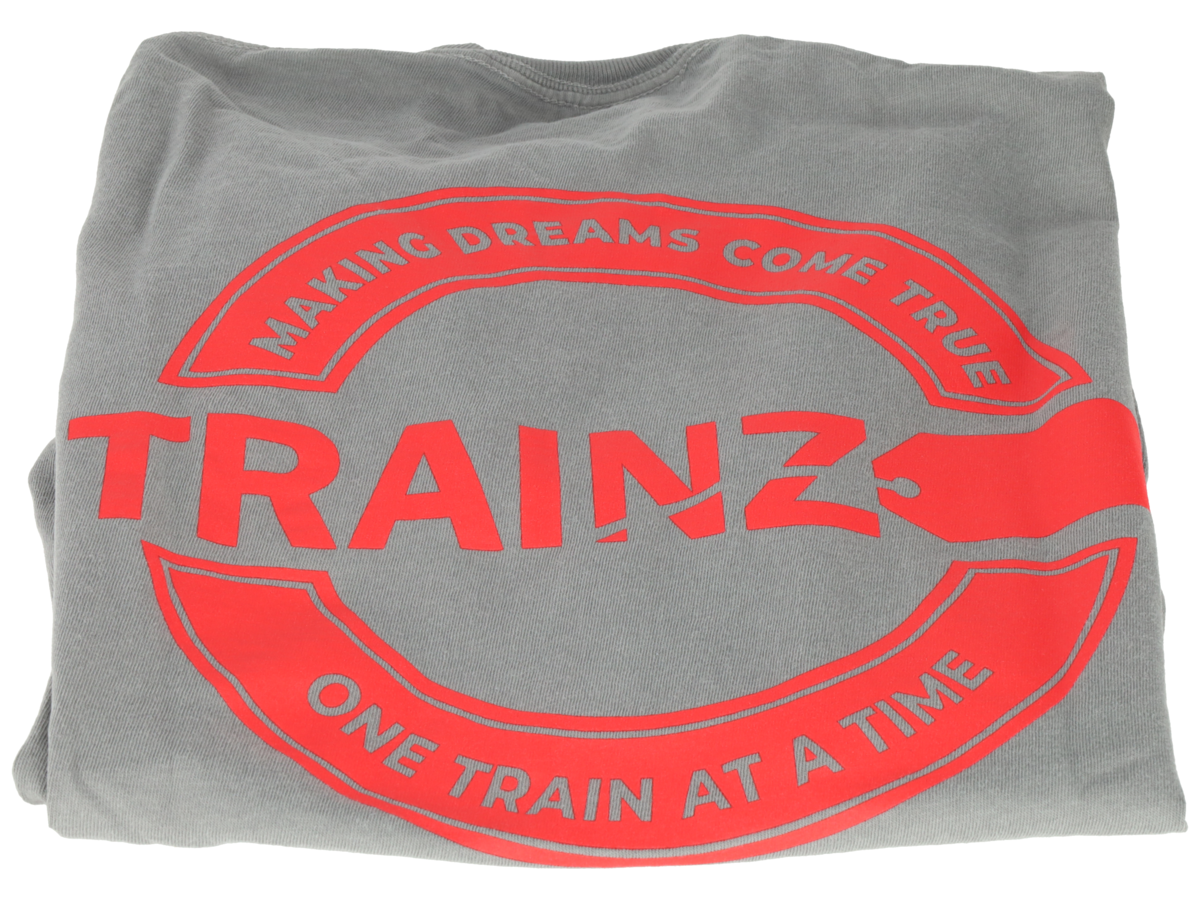 Trainz.com Trainz Official  Gray T-Shirt (2XL)