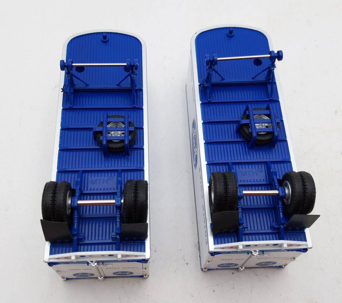 MTH 20-95593 O Illinois Central Flat Car w/ PUP Trailers #62792 LN/Box