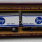 MTH 20-95593 O Illinois Central Flat Car w/ PUP Trailers #62792 LN/Box