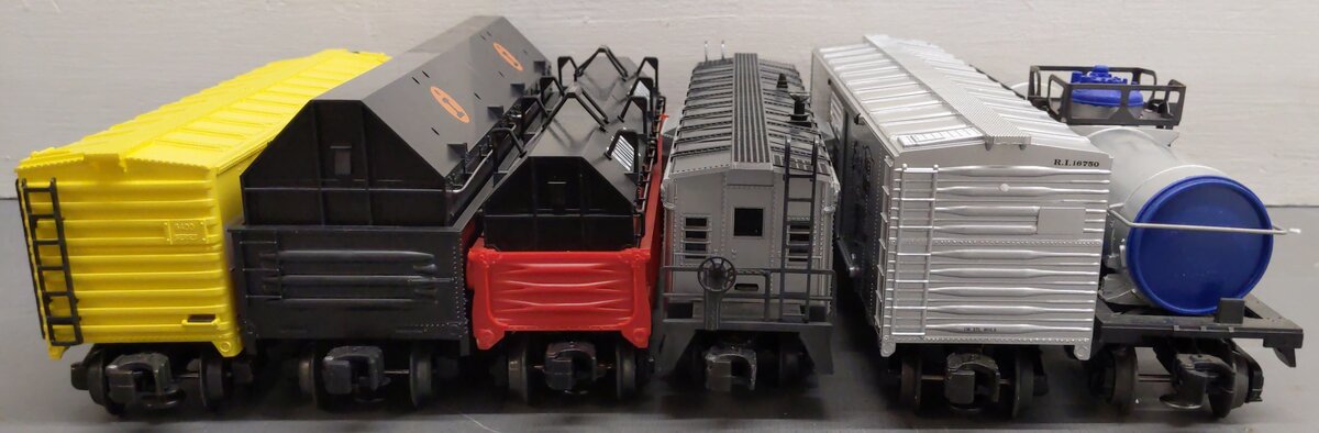 Assorted O Freight Cars K641-0001, 6-9153, 6-16343, WAL 56, 6-17404, 6-9316 [6] EX/Box