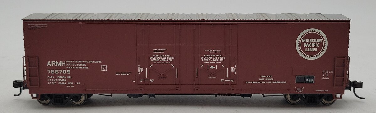 Atlas 1768-1 HO ARMH 'Missouri Pacific' Double Plug Door Box Car #786709 LN