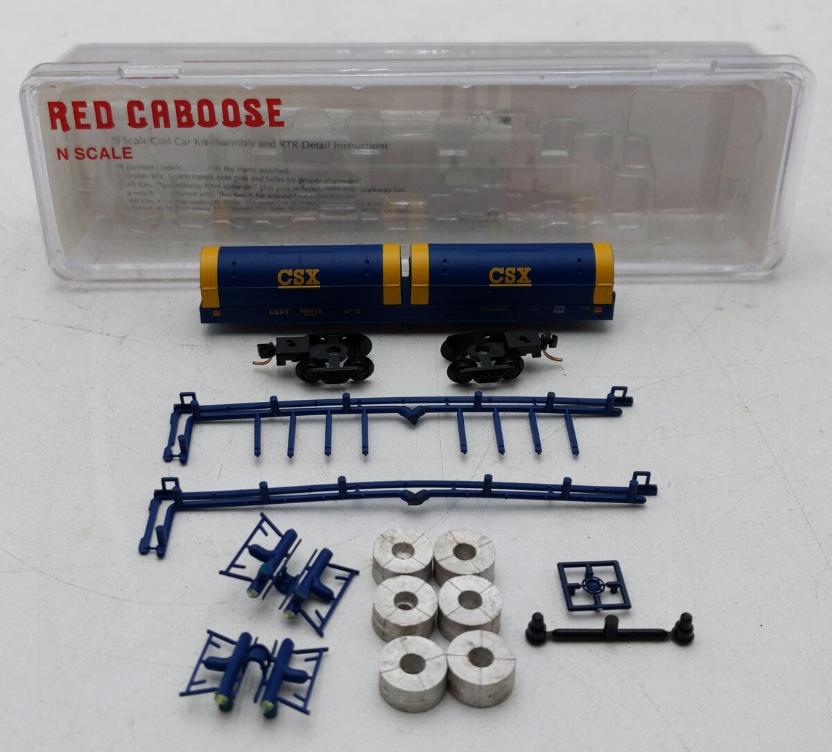 Red Caboose RN-17713-1 N Scale CSX Coil Car #498219 LN/Box