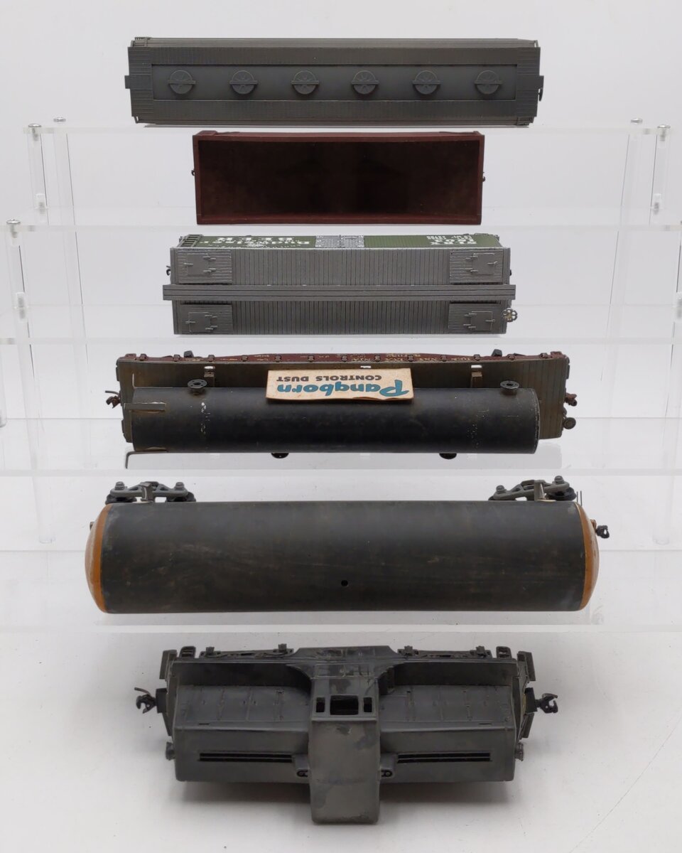 American Flyer, American H-Rail, & Others S Diesel Switcher & Freight Cars [6] VG