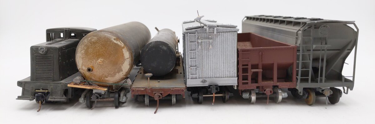 American Flyer, American H-Rail, & Others S Diesel Switcher & Freight Cars [6] VG