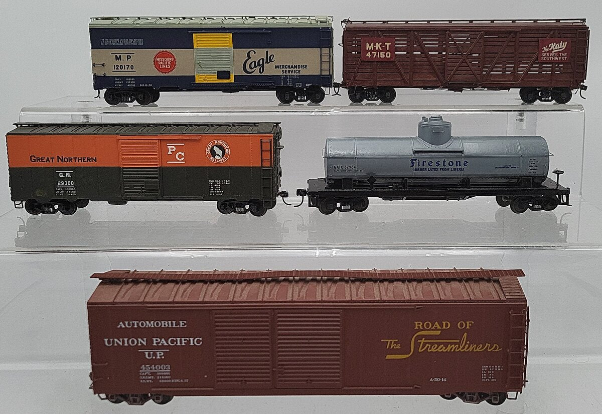 American Models & Other S Scale Assorted Freight Cars: 29300, 47150, 454003 [5] EX