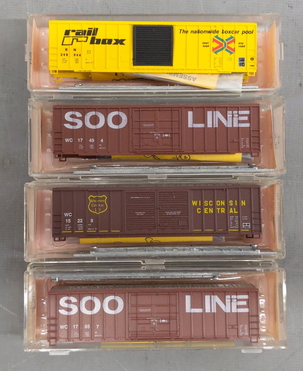 Roundhouse & Other N Scale Assorted Freight Car Kits [11] VG/Box