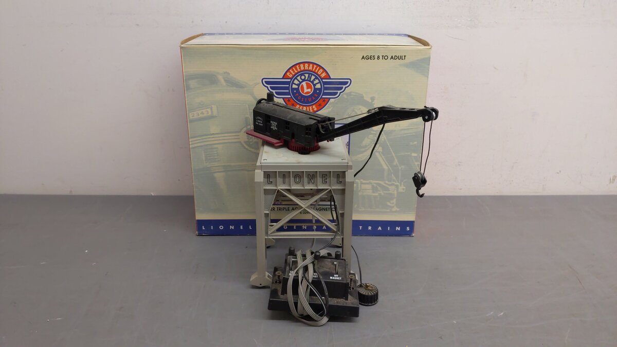 Lionel 6-22998 O PWC 282R Gantry Crane with Electromagnet EX/Box