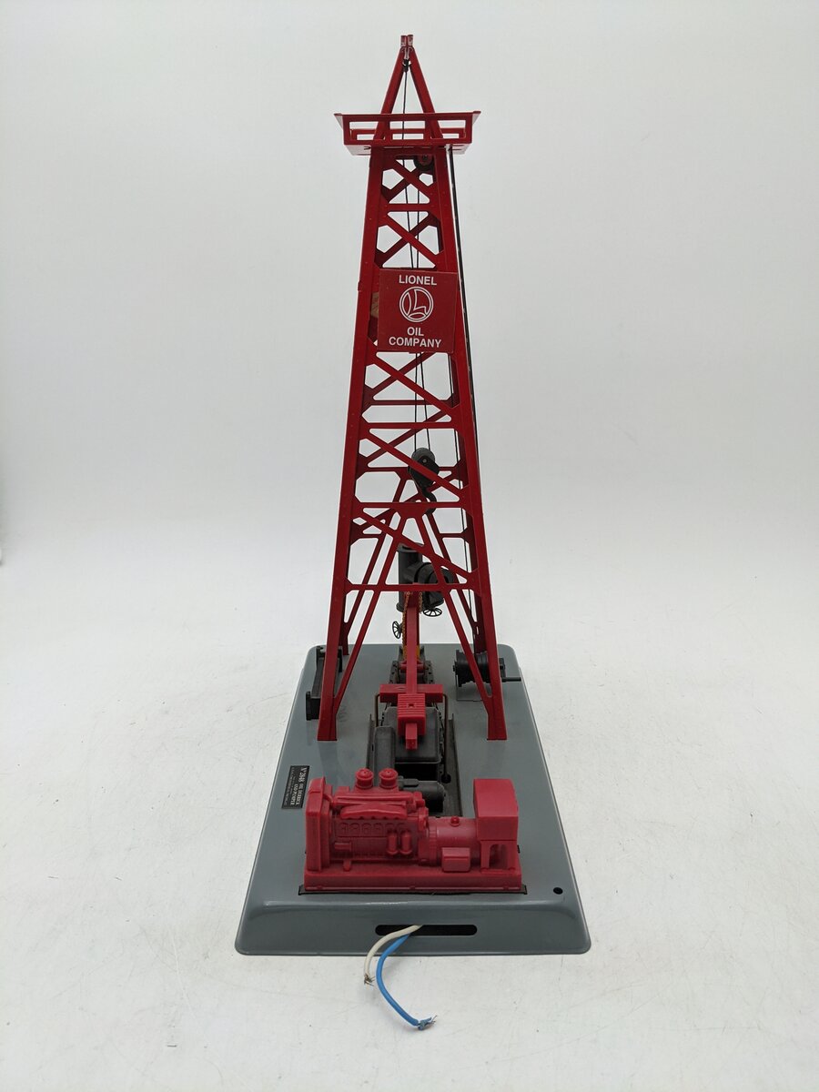 Lionel 6-12848 O Gauge Red Operating Oil Derrick EX