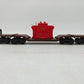 Lionel 6-9233 O Gauge 4 Truck Depressed Center Flatcar with Transformer EX